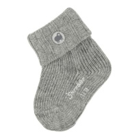 Sterntaler Dětské vlněné ponožky silver melange