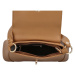 Módní dámská malá koženková crossbody Alison, camel