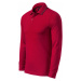 Malfini premium Contrast Stripe Ls Pánská polokošile 258 formula red