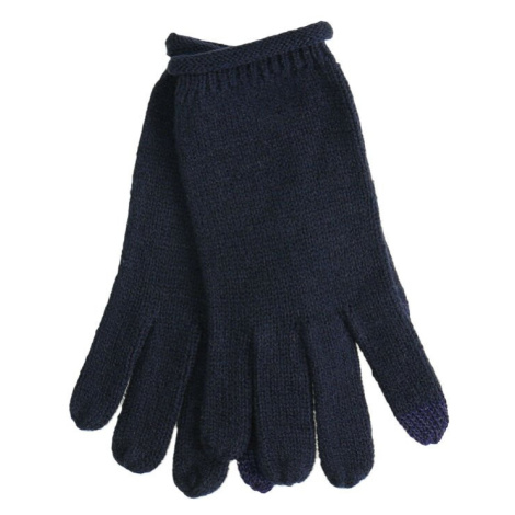 Tmavě modré dámské pletené rukavice Baťa