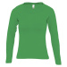 SOĽS Majestic Dámské triko s dlouhým rukávem SL11425 Zelená