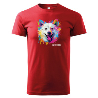 Dětské tričko s potiskem plemene  Americký eskimácky pes s volitelným jménem