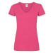 V-neck Women's Pink Valueweight Fruit of the Loom