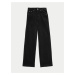 Černé dámské široké manšestrové kalhoty Marks & Spencer