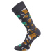 Lonka Debox Unisex vzorované ponožky - 3 páry BM000001468200112977 mix E