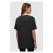 Bavlněné tričko AllSaints STARDUST černá barva