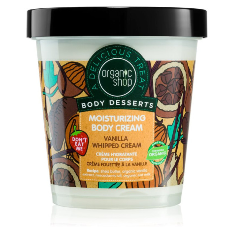 Organic Shop Body Desserts Vanilla hydratační tělový krém 450 ml