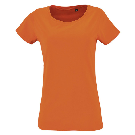 SOĽS Milo Women Dámské triko - organická bavlna SL02077 Orange SOL'S