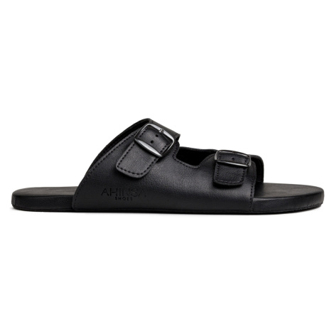 Pánské nazouvací sandály Comfort Black Ahinsa