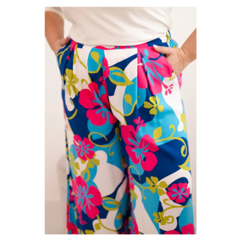 Oranžové kalhoty palazzo