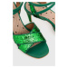 Sandály Red Valentino zelená barva, 2Q2S0H80JPE