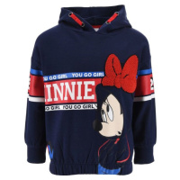 BAVLNĚNÁ TMAVĚ MODRÁ DÍVČÍ MIKINA MINNIE MOUSE