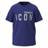 Tričko dsquared d2t582u relax-icon maglietta fialová
