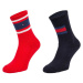 Tommy Hilfiger KIDS FLAG 2P Dětské ponožky, červená, velikost