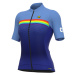 ALÉ Cyklistický dres s krátkým rukávem - PR BRIDGE - modrá