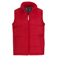 B&C Bodywarmer Pánská prošívaná vesta JM930 Red