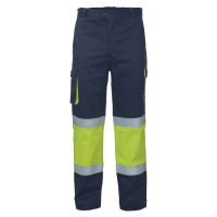 Cerva Strip Fm Hv Multinormní kalhoty HI-VIS 03520102 žlutá/navy