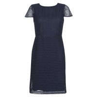 Lauren Ralph Lauren NAVY SHORT SLEEVE DAY DRESS Modrá