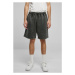 Heavy Sand Washed Sweat Shorts - black