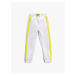 Koton Jogger Sweatpants Color Contrast, Pockets, Tag Detail, Elastic Waist.