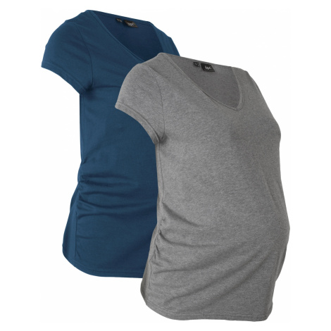 Základní těhotenské tričko (2 ks v balení) Bonprix