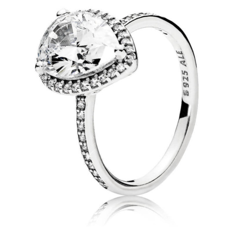 Pandora Oslnivý stříbrný prsten 196251CZ