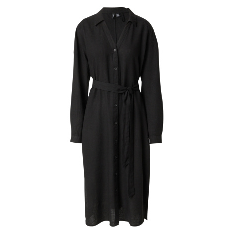VERO MODA Košilové šaty 'LINN' černá