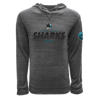 San Jose Sharks pánská mikina s kapucí grey Static Hood