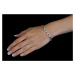 Luxusní stříbrný náramek SAHARA varianta 17,5 cm
