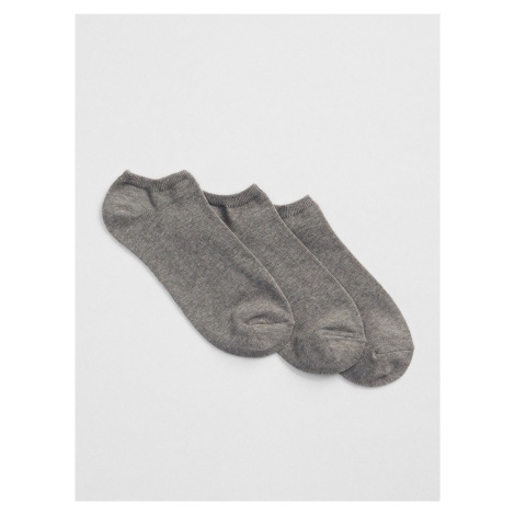 Sada tří párů šedých dámských ponožek GAP