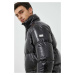Péřová bunda Karl Lagerfeld pánská, černá barva, zimní, oversize