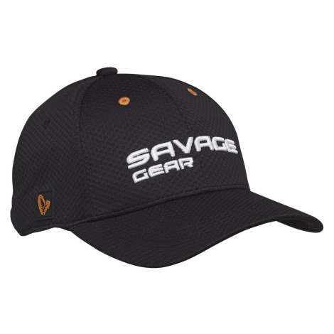 Savage gear kšiltovka sports mesh cap one size black ink