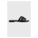 Kožené pantofle Mexx Jacey dámské, černá barva, MXCY011701W