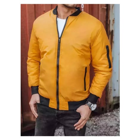 Pánská bunda bomber jacket kamelová Dstreet 3825