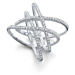 Oliver Weber Nápaditý stříbrný prsten Vesta 63293 57 mm