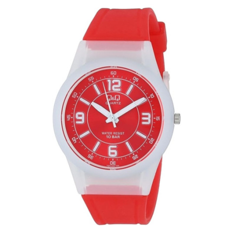 Vodotěsné hodinky Q&Q červené VQ50J009Y