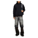 Mikina diesel s-boxt-hood-bleach sweat-shirt black 1