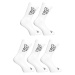 5PACK ponožky Styx vysoké bílé (5HV1061) XL
