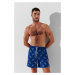 Plavky karl lagerfeld ikonik 2.0 aop med boardshorts ikonik outline aop blue