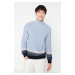 Trendyol Sweater - Blue - Regular fit