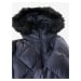 Tmavě modrý dámský zimní prošívaný kabát ALPINE PRO PEWASA