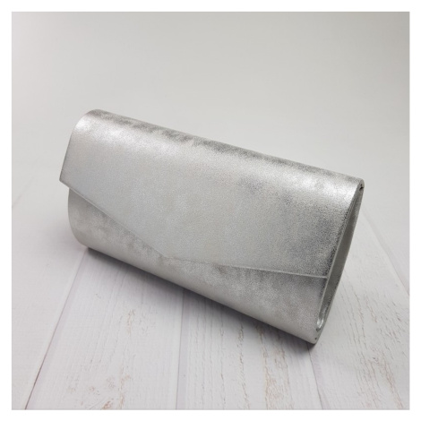 Stříbrná lesklá kabelka