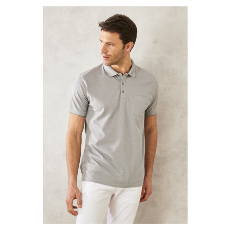 AC&Co / Altınyıldız Classics Men's Non-Shrink Cotton Fabric Regular Fit Comfort Fit Gray Anti-ro