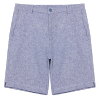 Trendyol Blue Regular Fit Linen Look Woven Shorts & Bermuda