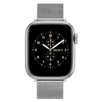 Řemínek pro apple watch Daniel Wellington Smart Watch Mesh strap S stříbrná barva