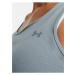 Světle šedé dámské sportovní tílko Under Armour UA HG Armour Racer Tank