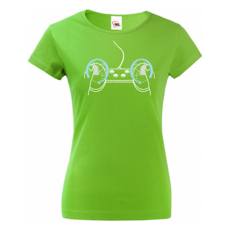 Dámské tričko s vtipným potiskem Playstation BezvaTriko