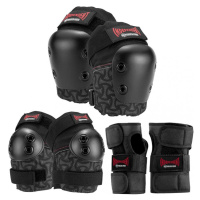 187 Killer Pads 187 x Independent Killer Pads - Combo Pack Knee & Elbow - Black - Dětská sada ch