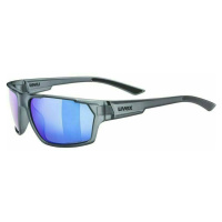 UVEX Sportstyle 233 Polarized Smoke Mat/Litemirror Blue Cyklistické brýle