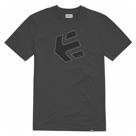 Etnies pánské triko Crank S/S Black/Charcoal | Černá